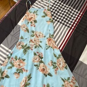 Halter Floral Dress